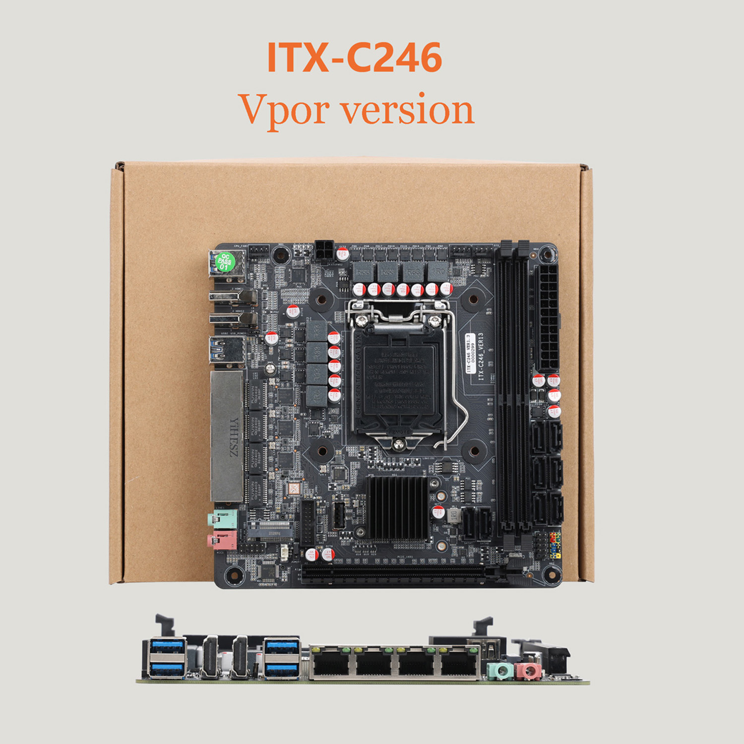LGA1151 C246 Vpro NAS Anakart  - Nas Motherboard 8 Sata Mini Itx incelemesi ve fiyatı